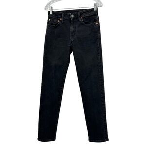 American Eagle Men’s AE AirFlex+ Slim Straight Jeans in Black Size 28